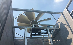 節(jié)能無風(fēng)機(jī)冷卻塔降噪